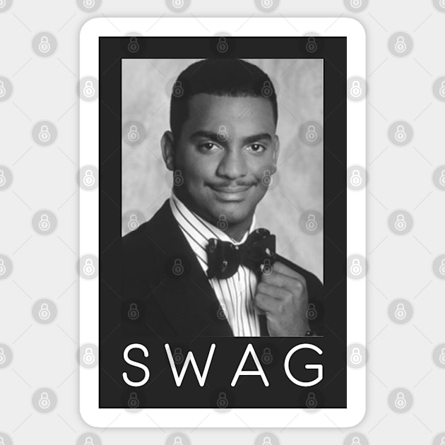 Swag - Carlton Banks Sticker by BodinStreet